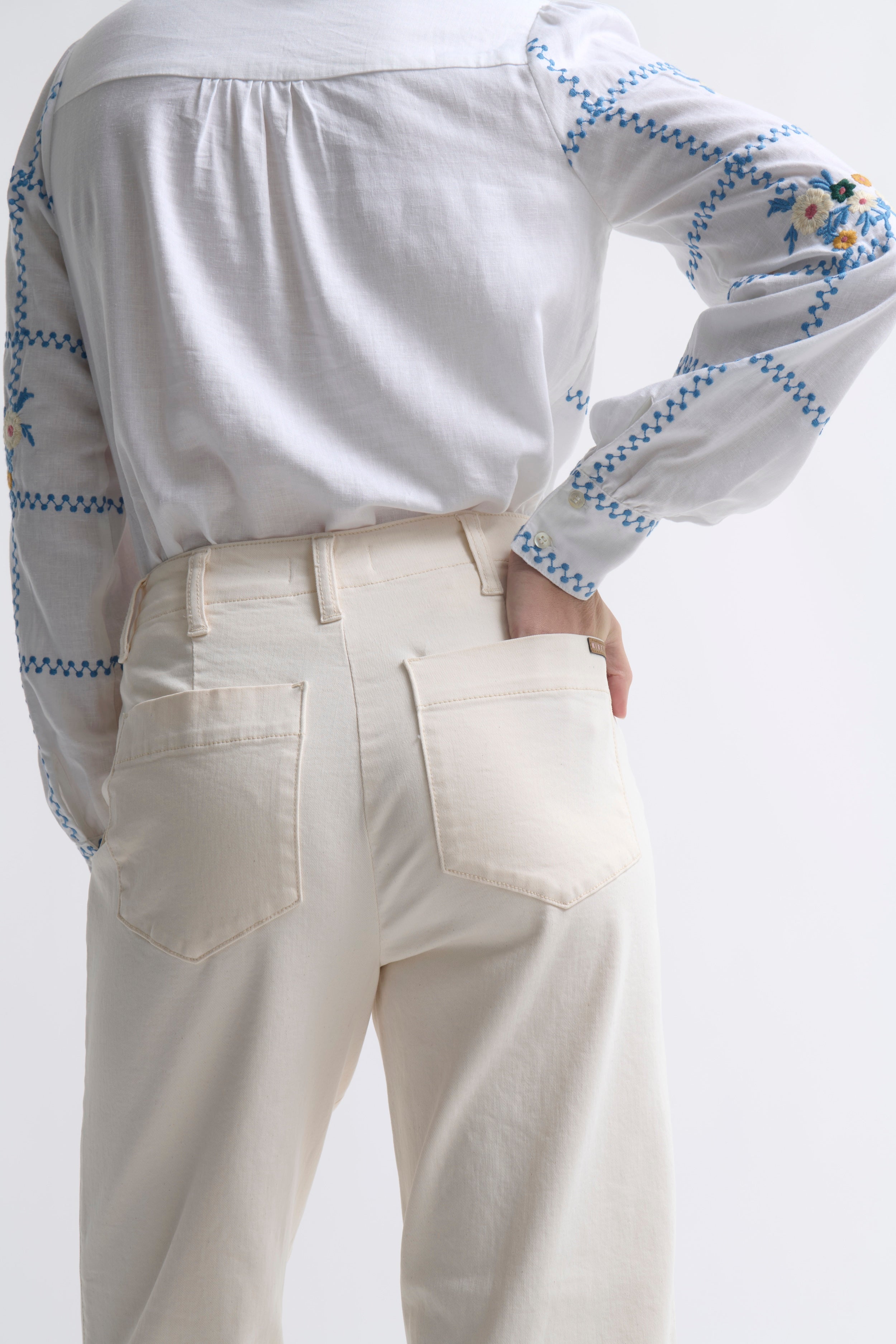 Celeste Pant - Ecru - Kireina Australia