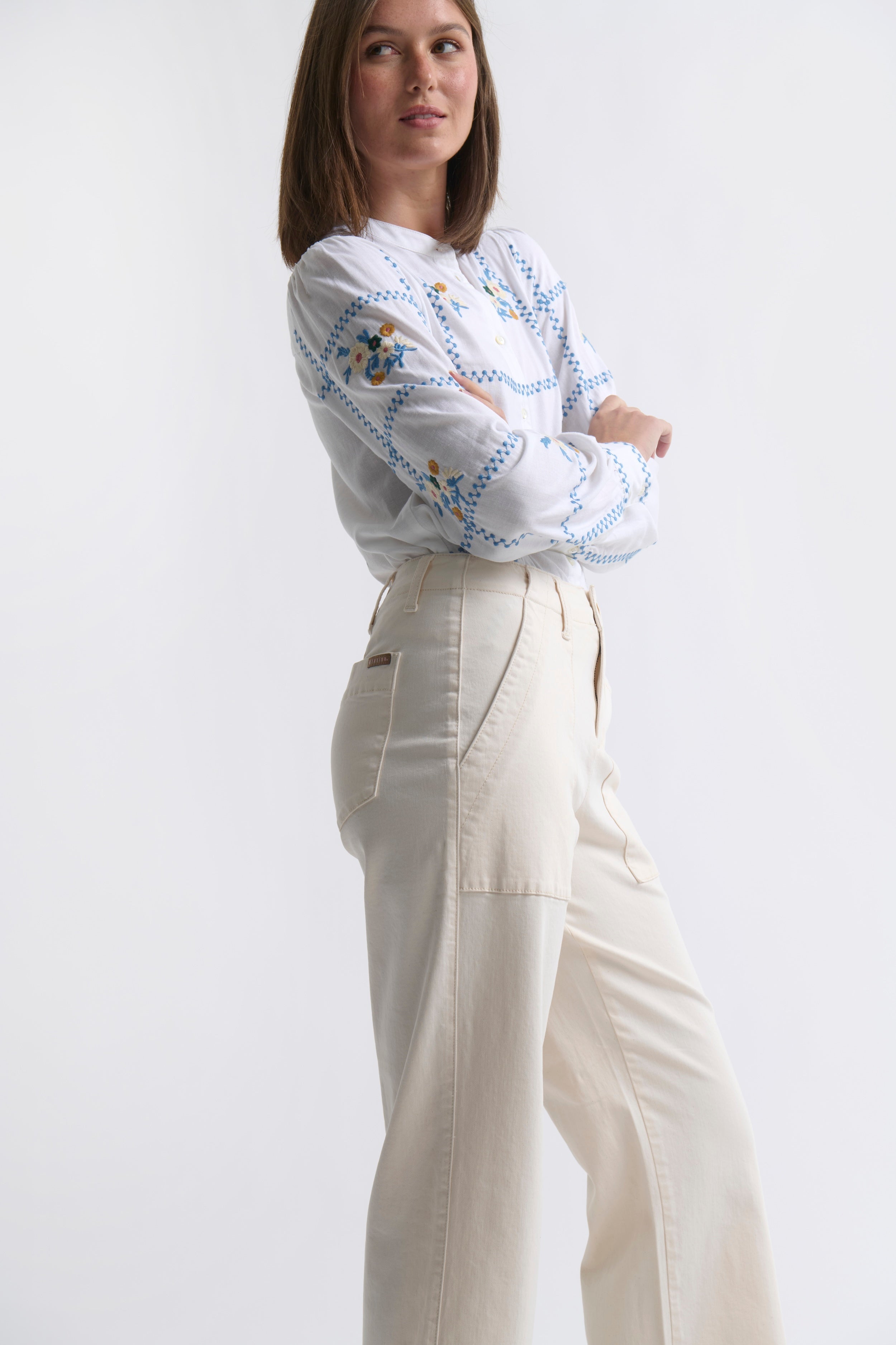 Celeste Pant - Ecru - Kireina Australia