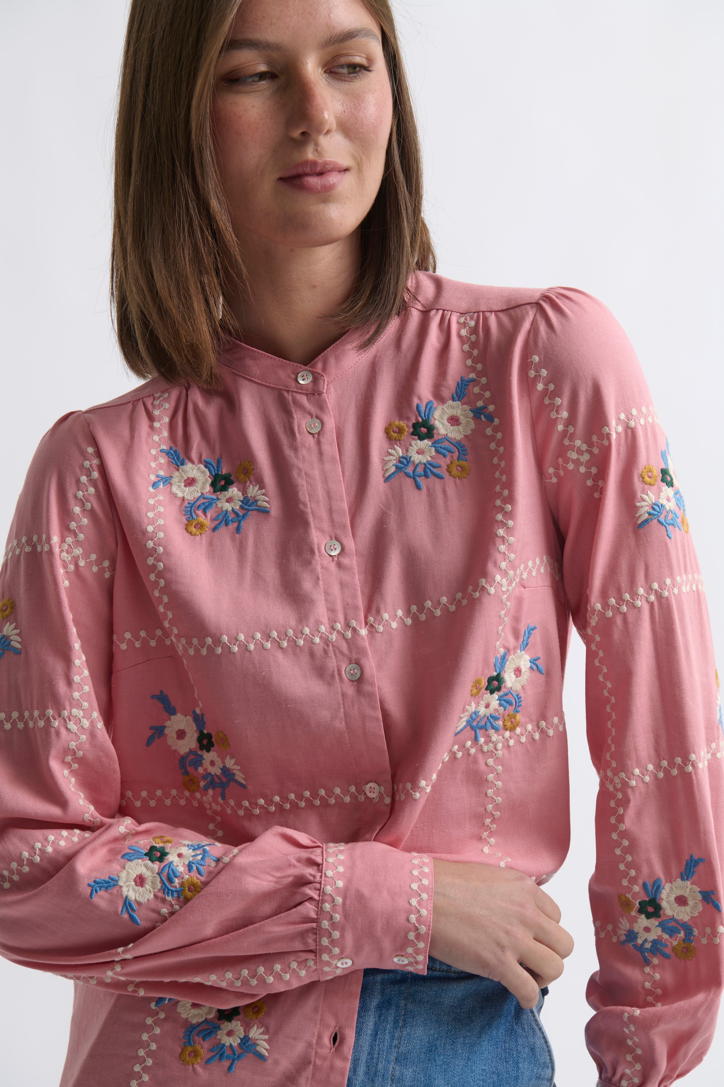 Carol Shirt - Musk Pink