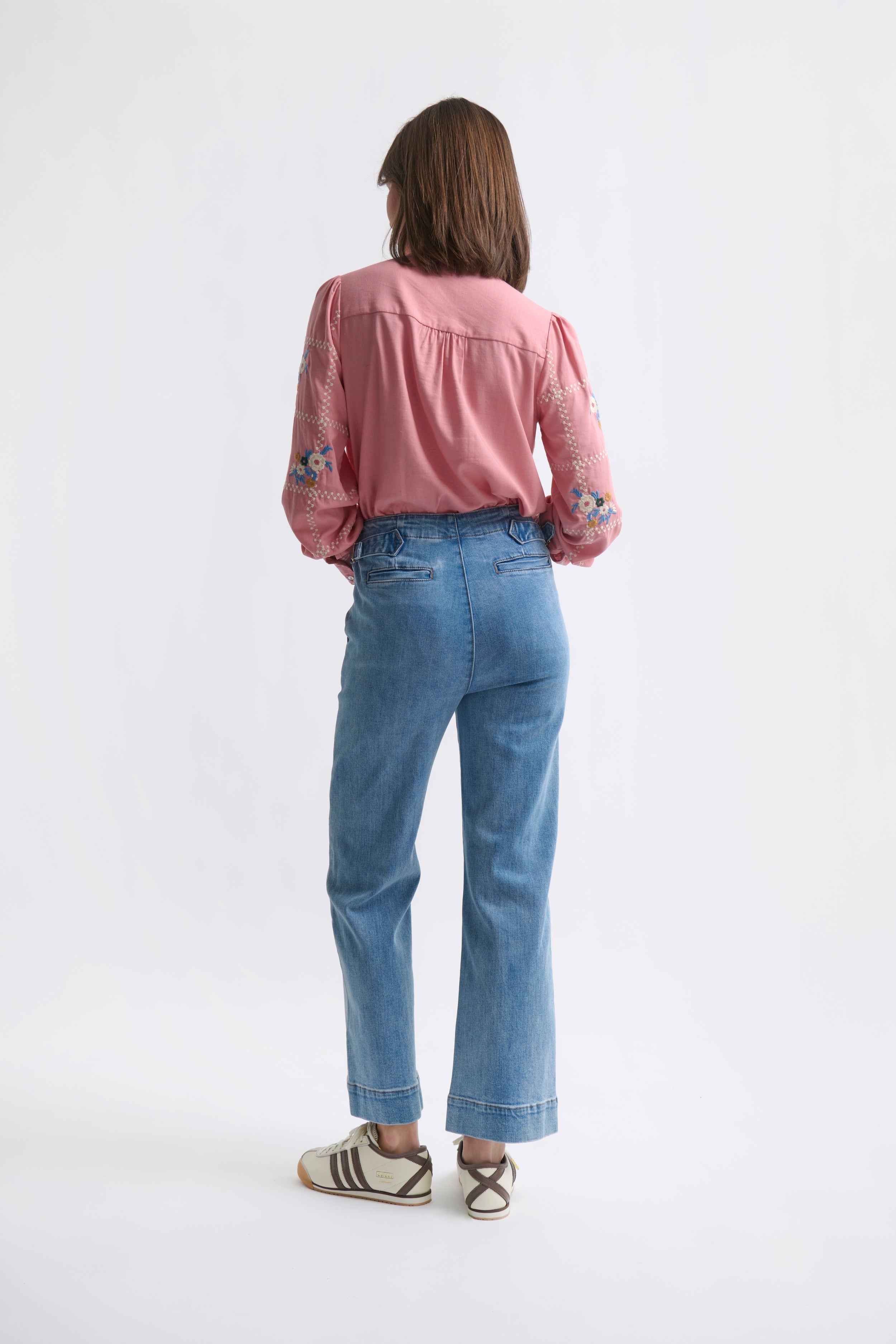 Sabrina Pant - 70s Blue - Kireina Australia