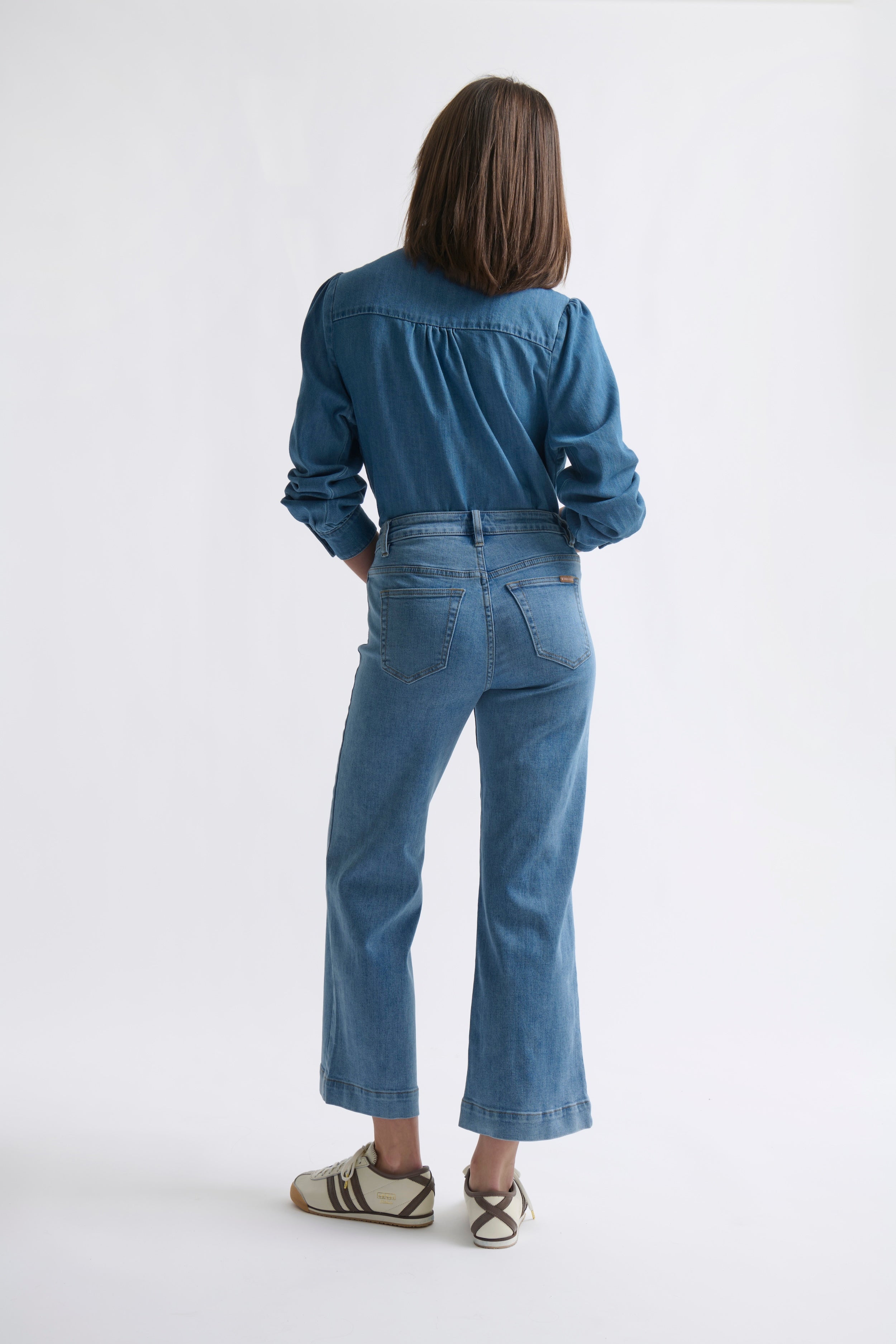 Freya Jean | Leather Pocket - 70s Blue - Kireina Australia
