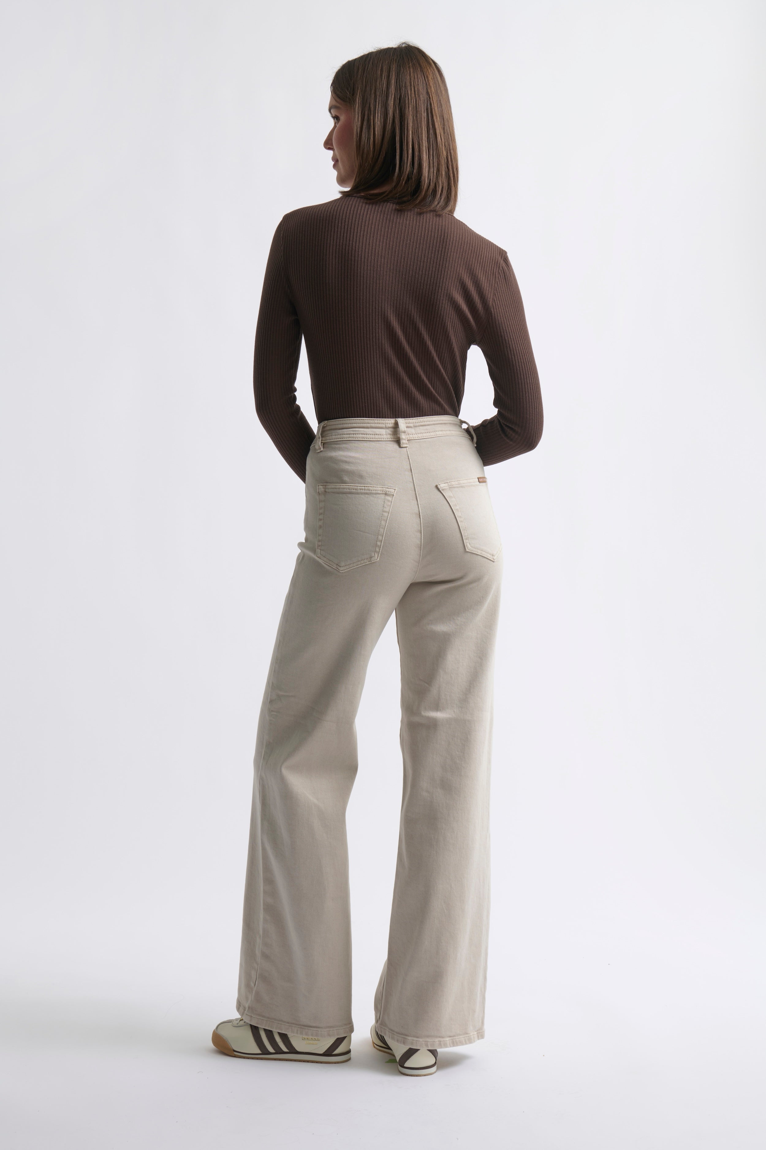 Harper Jean | Leather Pocket - Sand - Kireina Australia