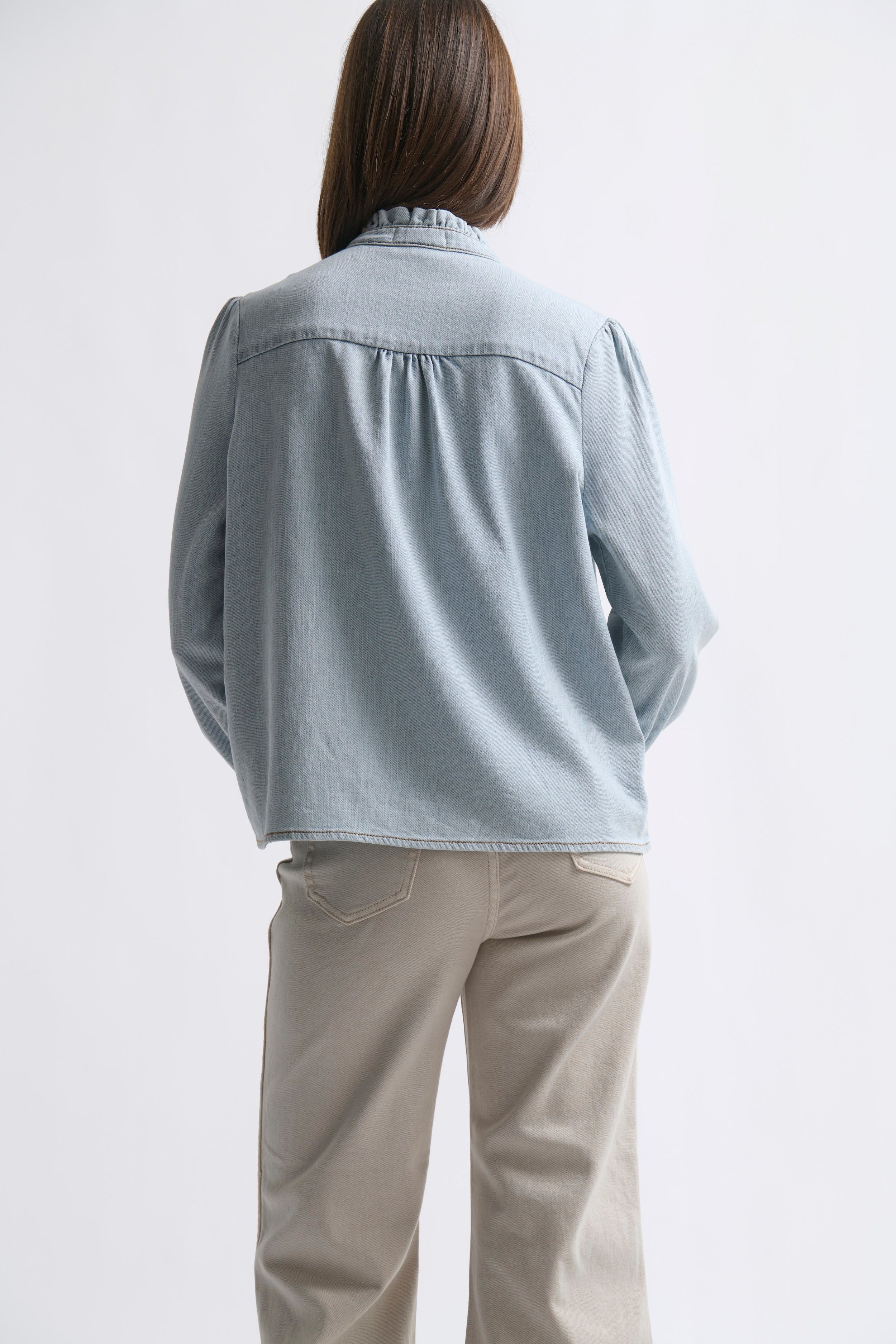 Yolanda Shirt - Berkeley Blue - Kireina Australia