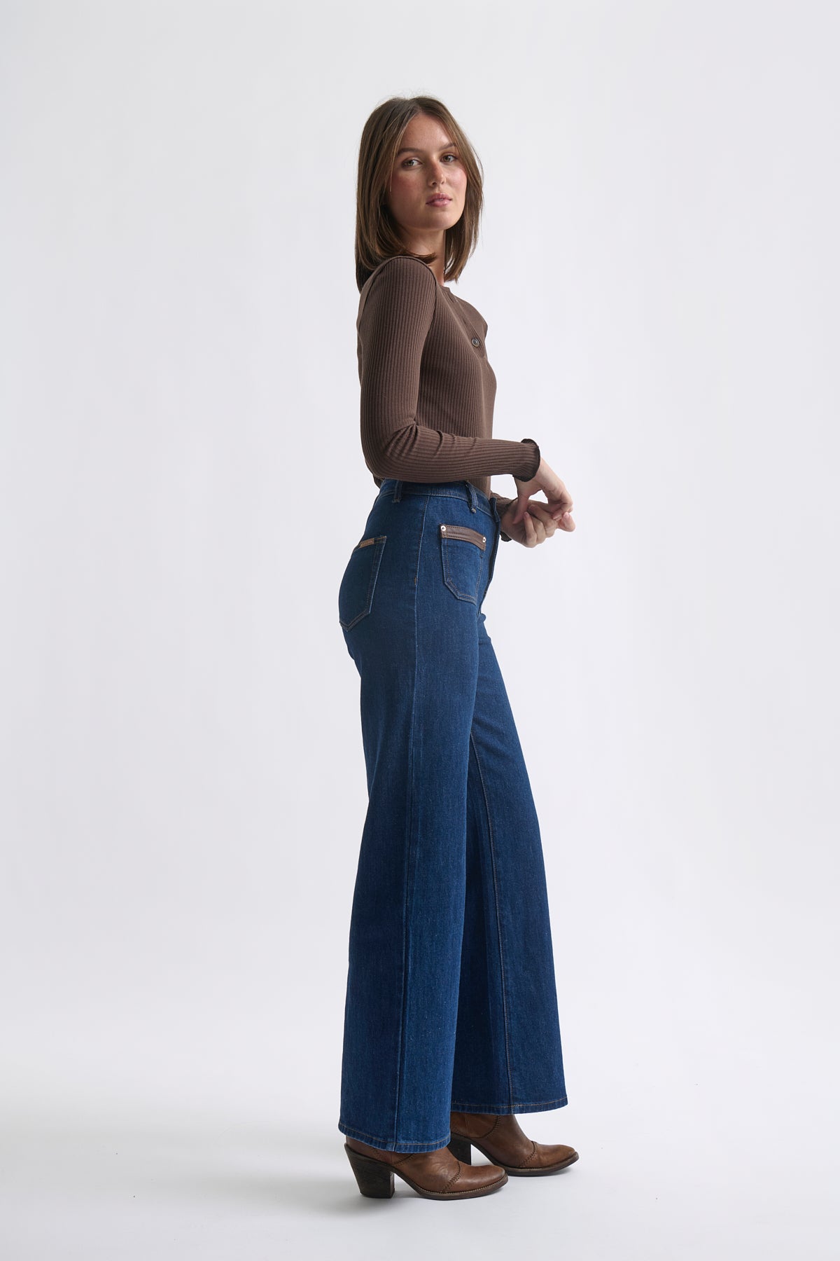 Heather Top - Chocolate - Kireina Australia