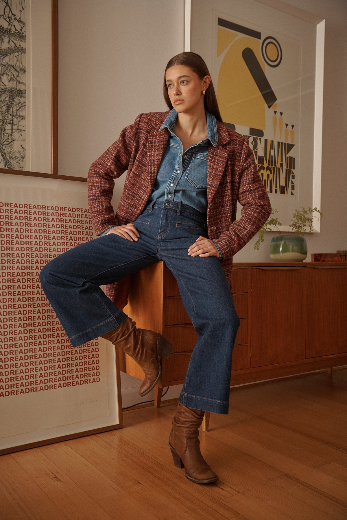 Kari Coat - Speckled Pink - Kireina Australia