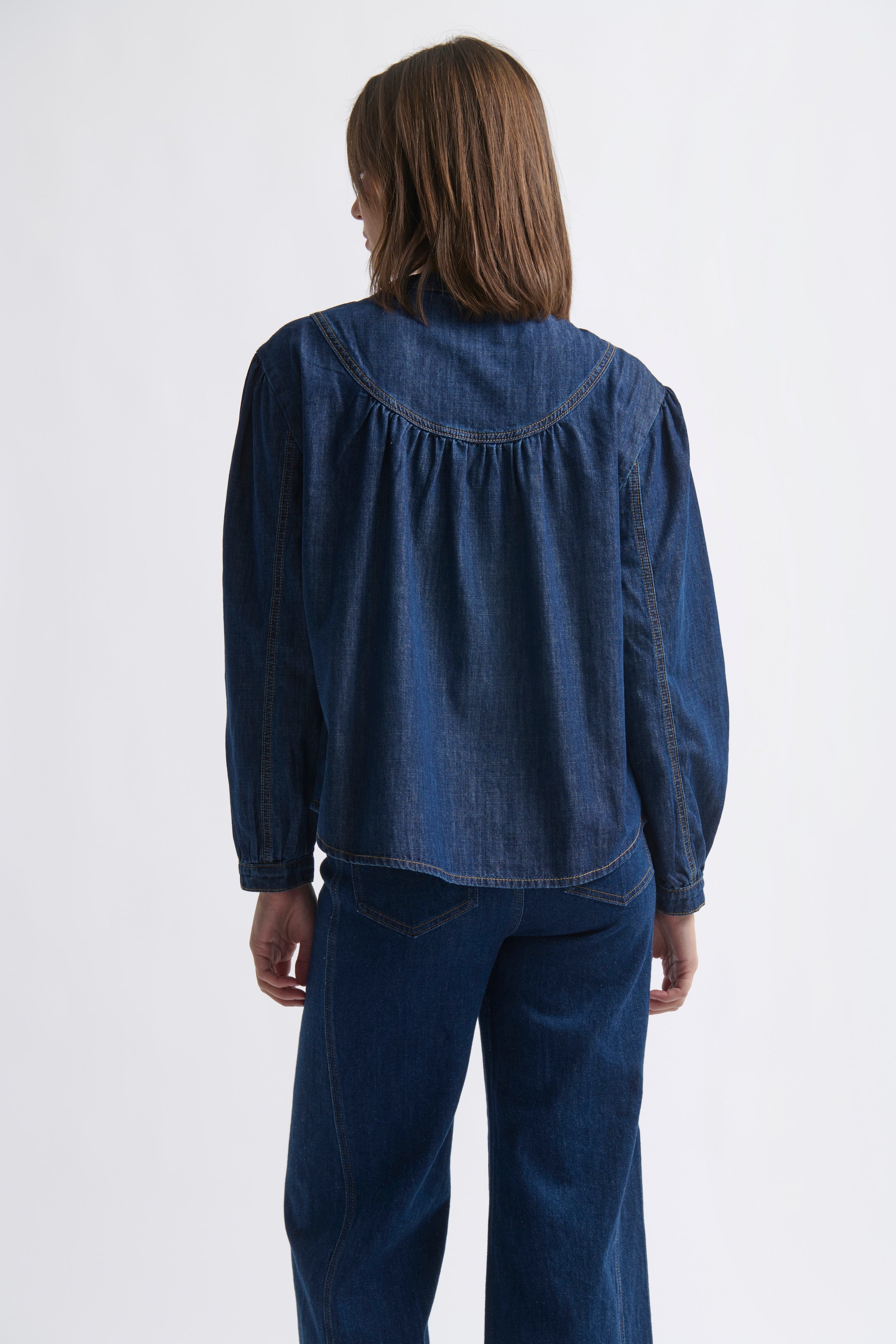 Kelly Shirt - Palisade Blue - Kireina Australia
