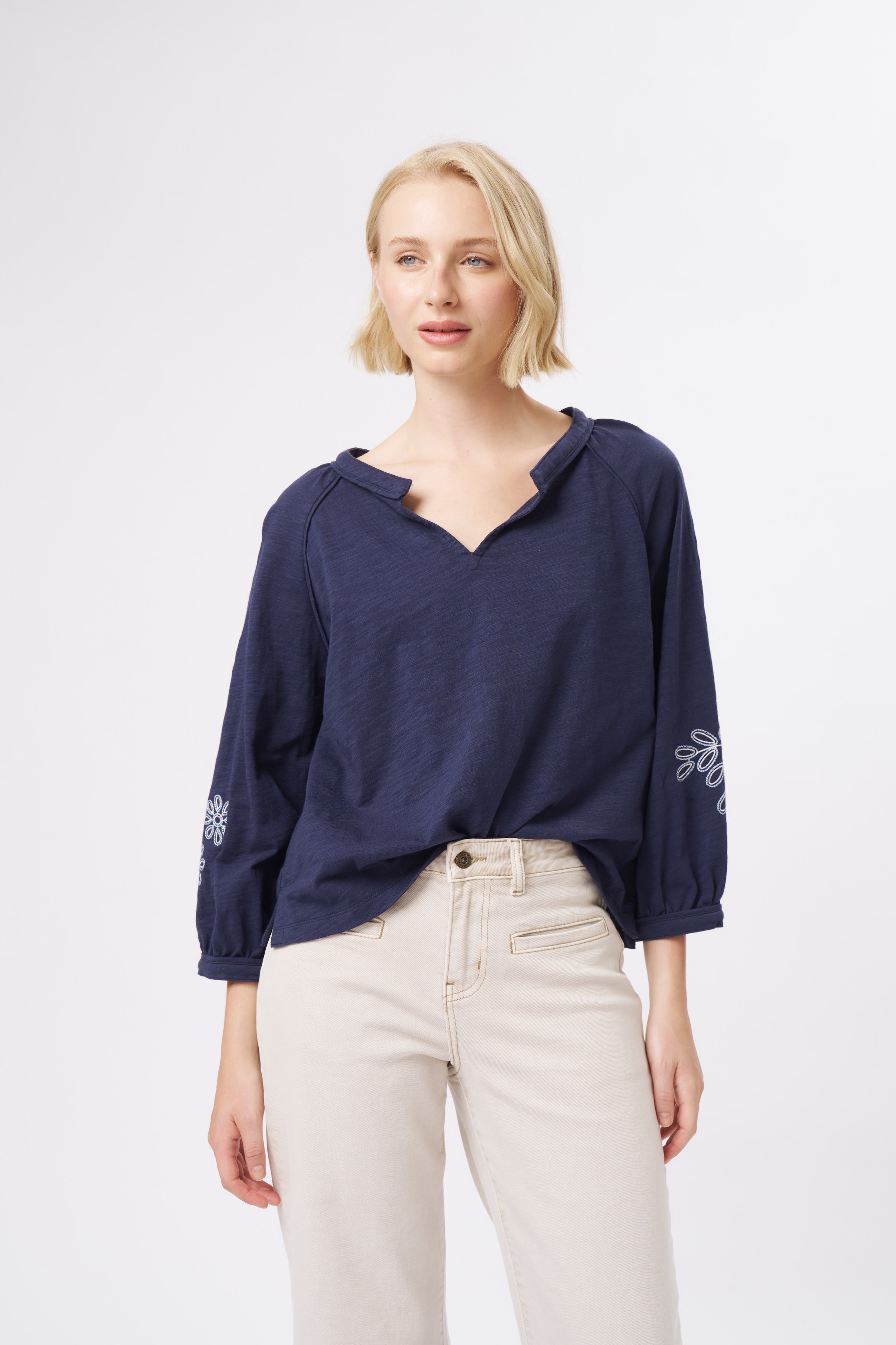 Kimberley Top - Shadow Blue
