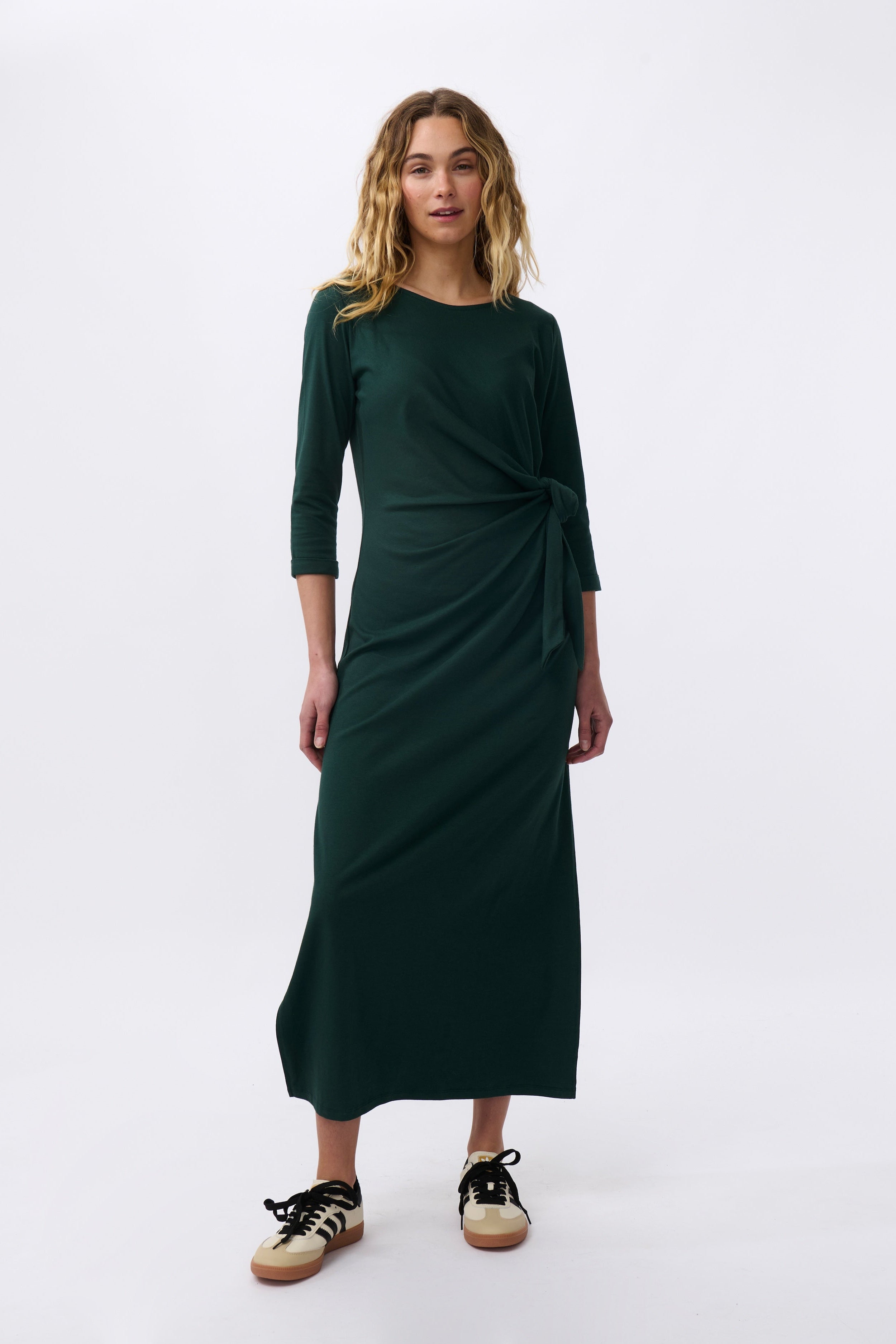 Luna Dress - Forest Green