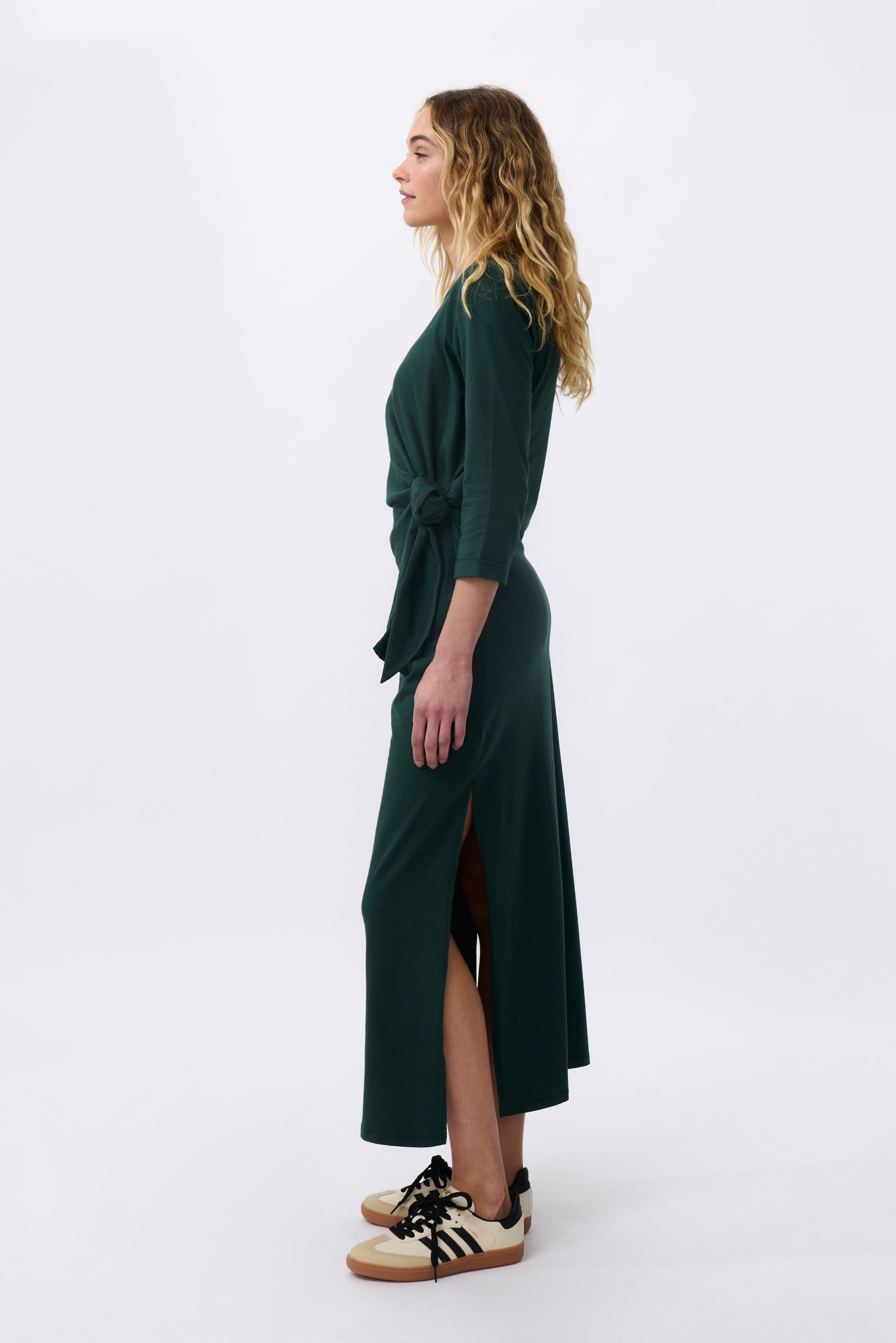 Luna Dress - Forest Green