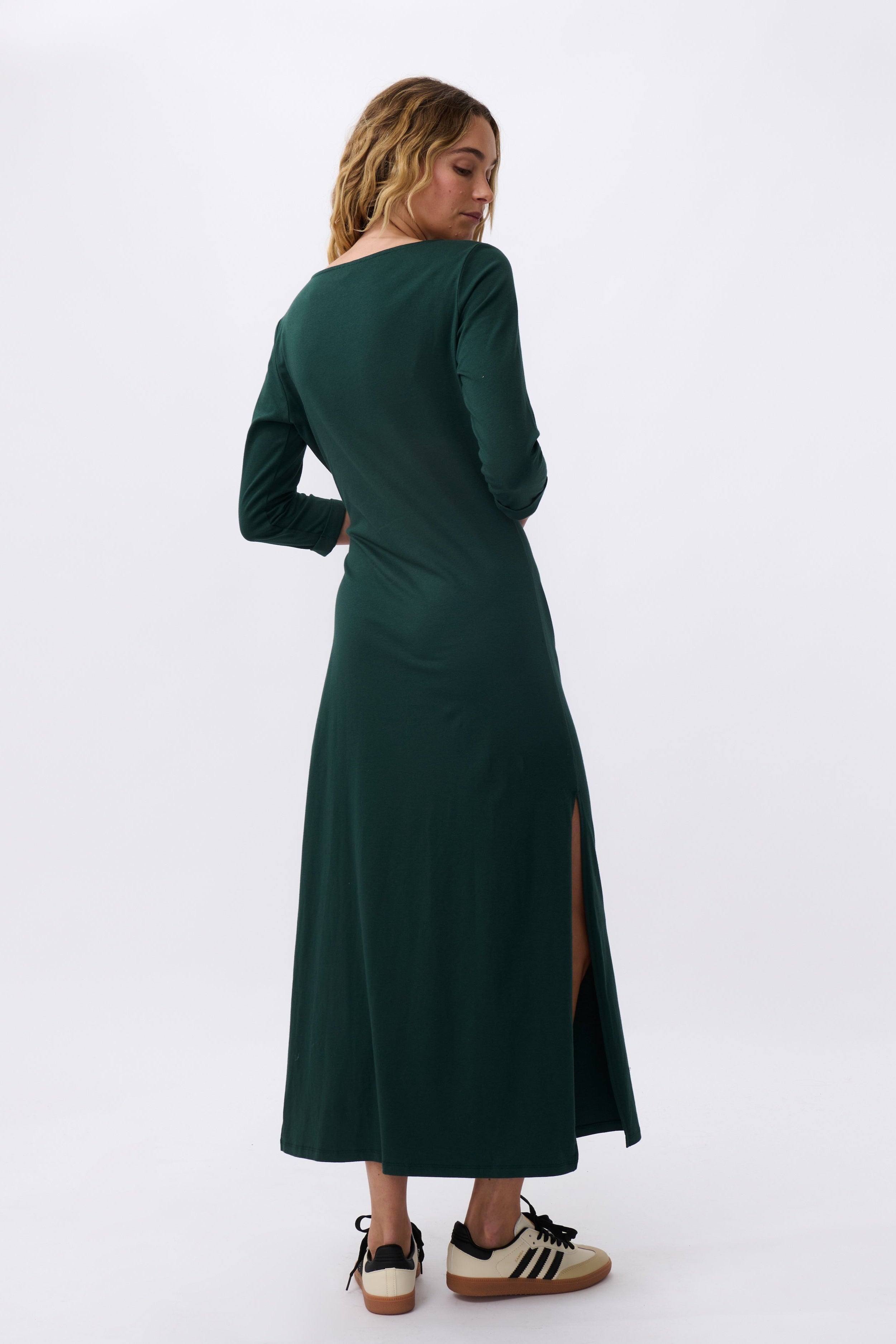 Luna Dress - Forest Green