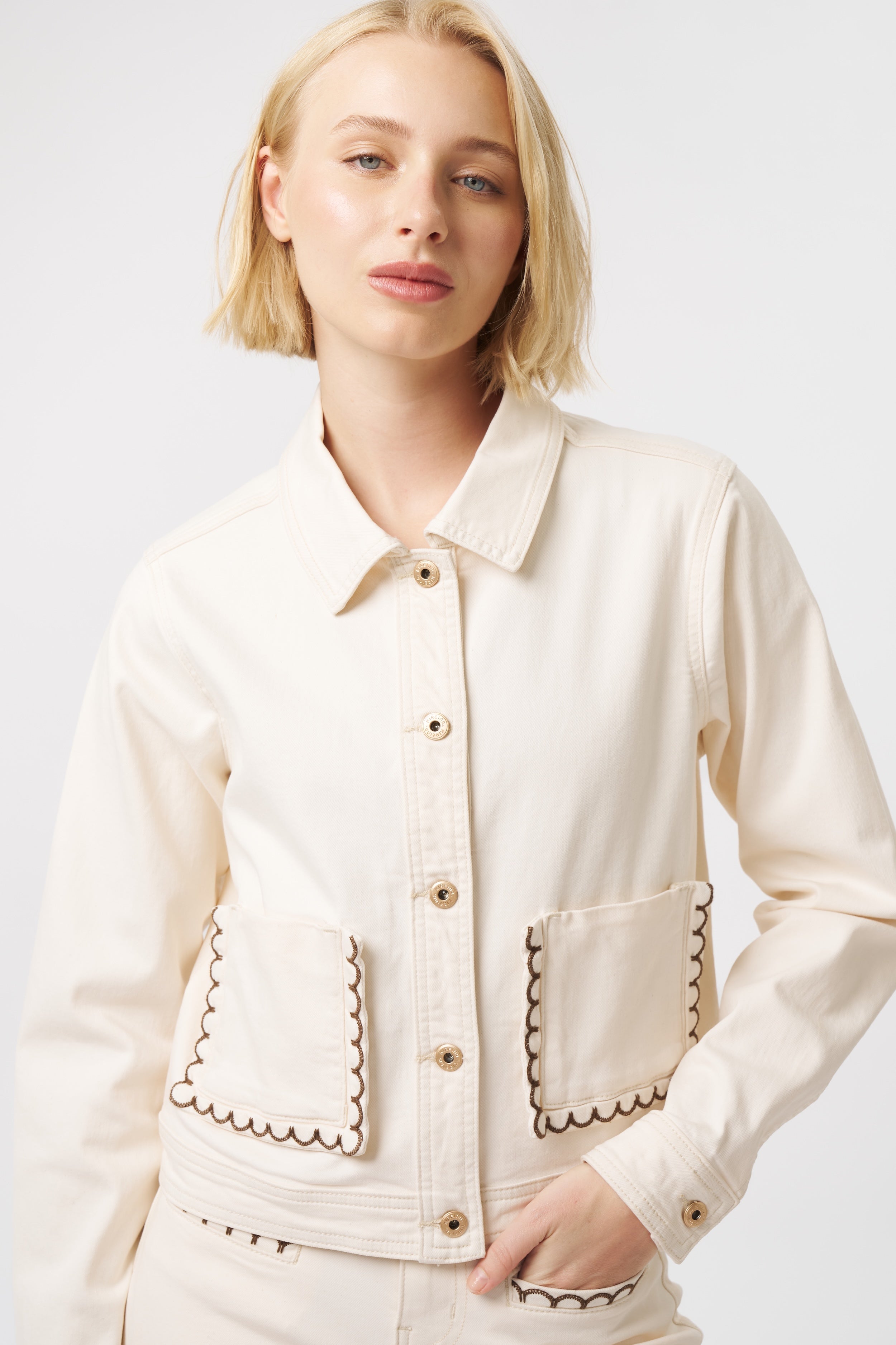 Mila Jacket - Ecru