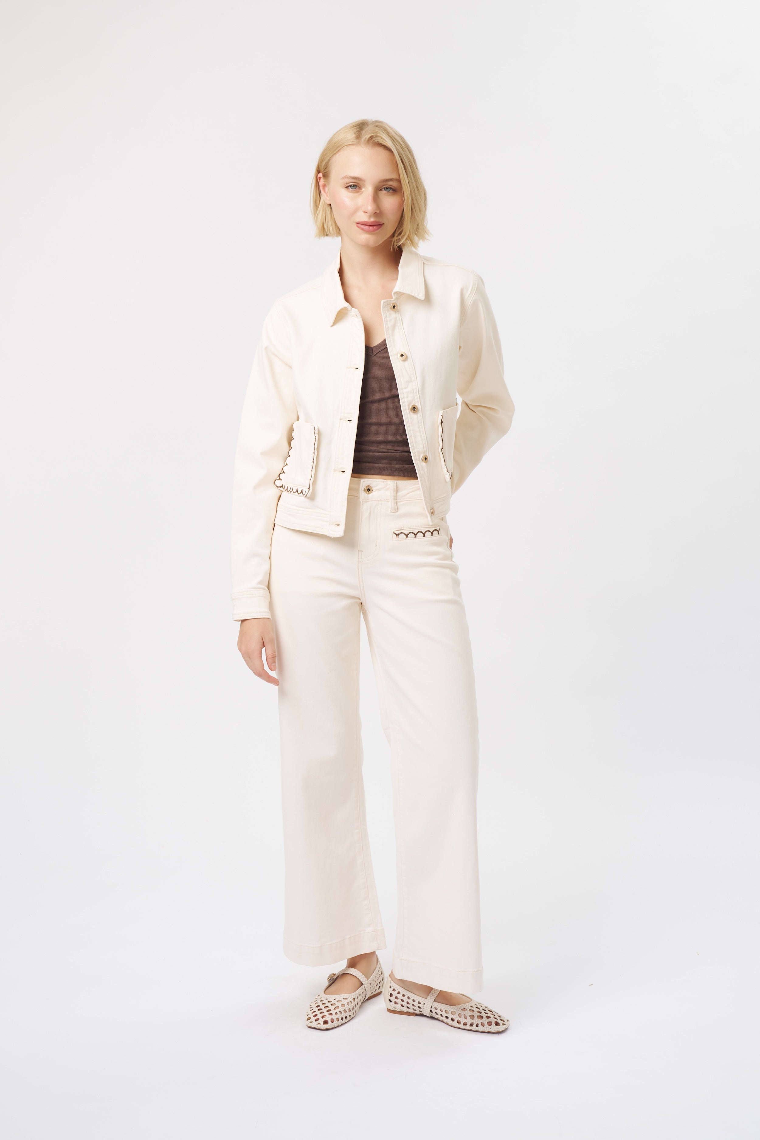 Mila Jacket - Ecru