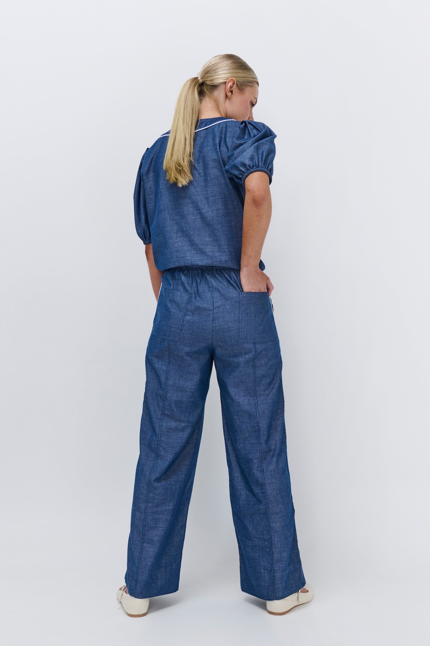 Madison Pant - Denim Blue MADISONBLUE FATIGUE PANTS L.BS MNS 161