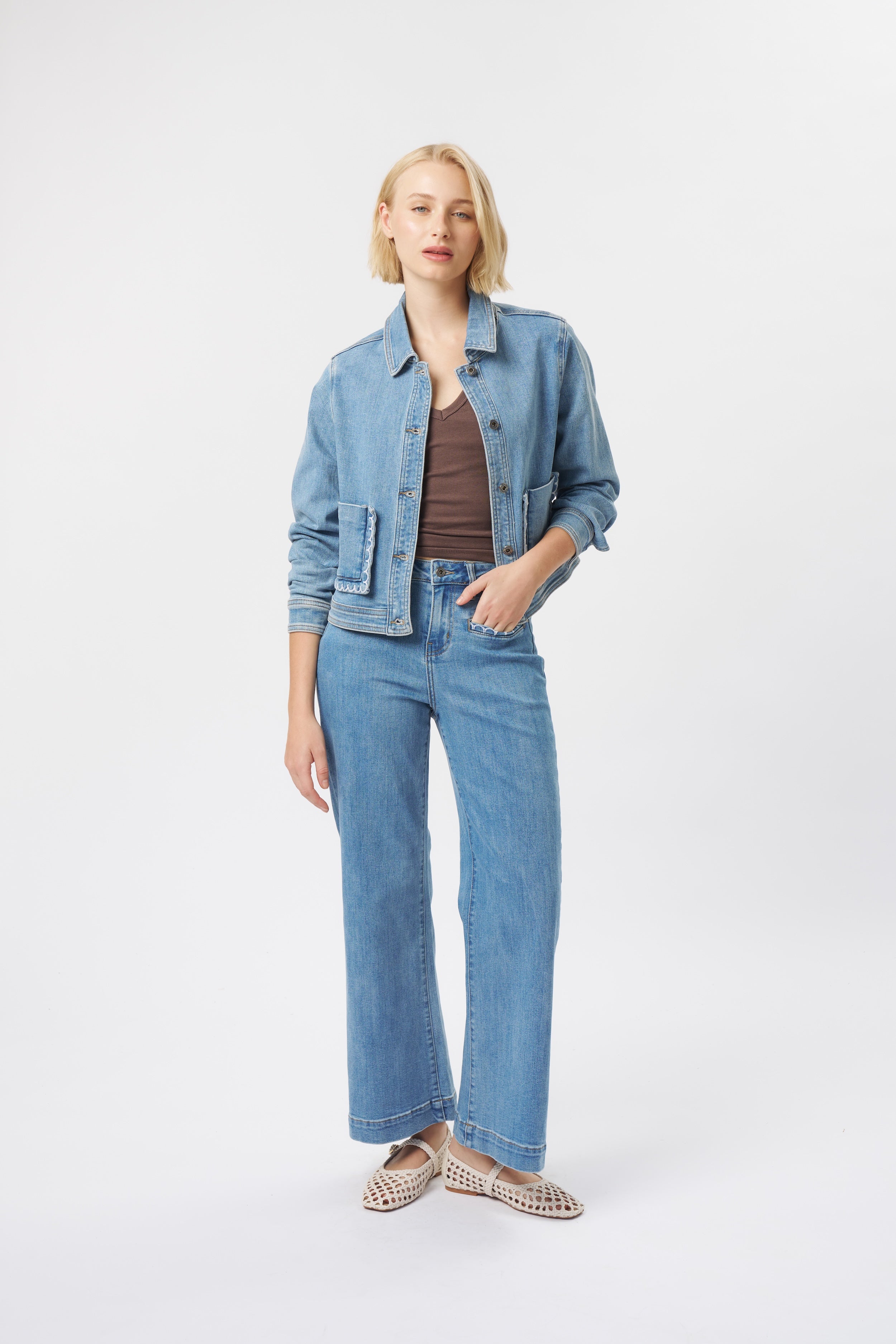 Mila Jacket - 70s Blue