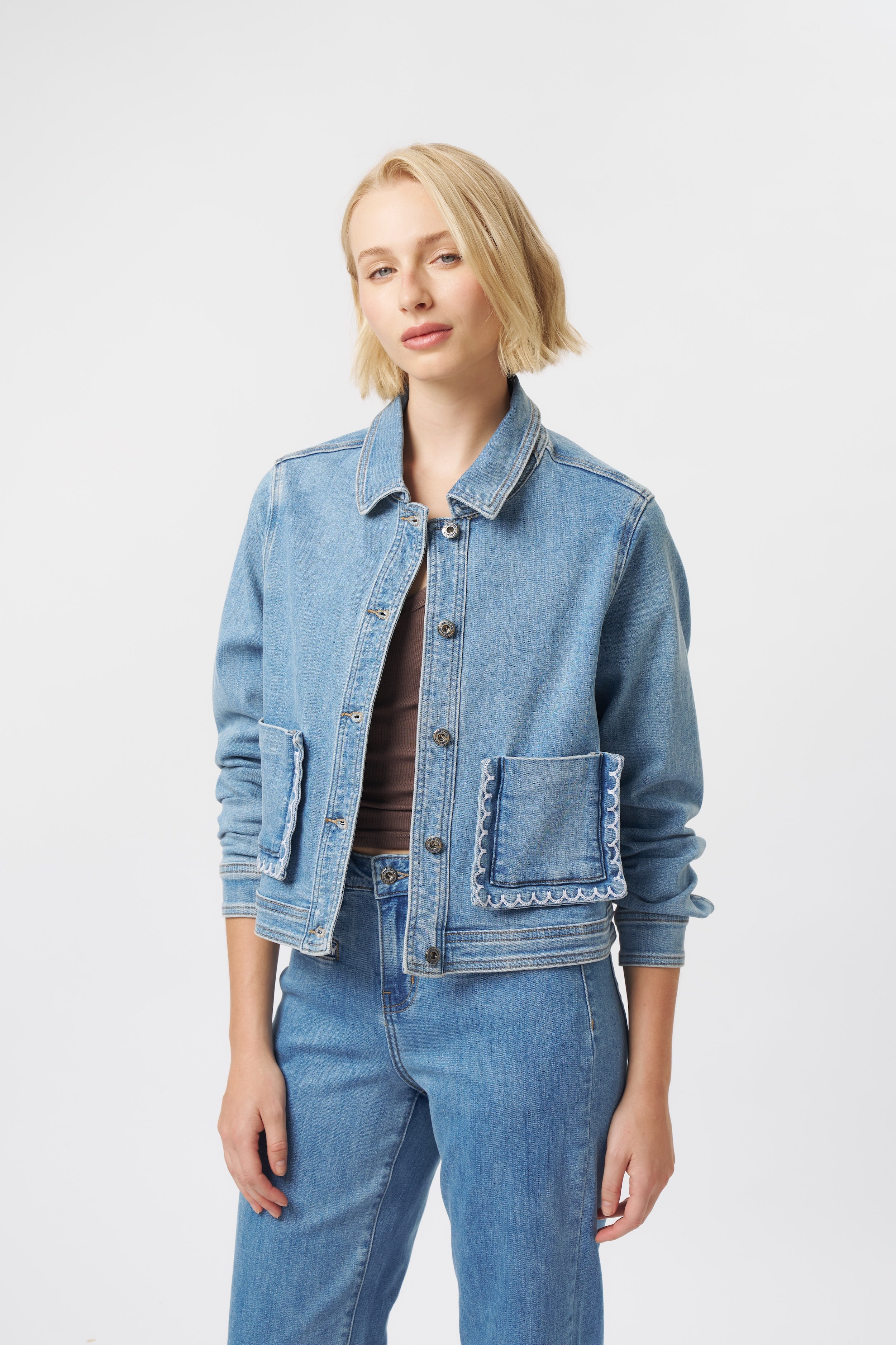 Mila Jacket - 70s Blue