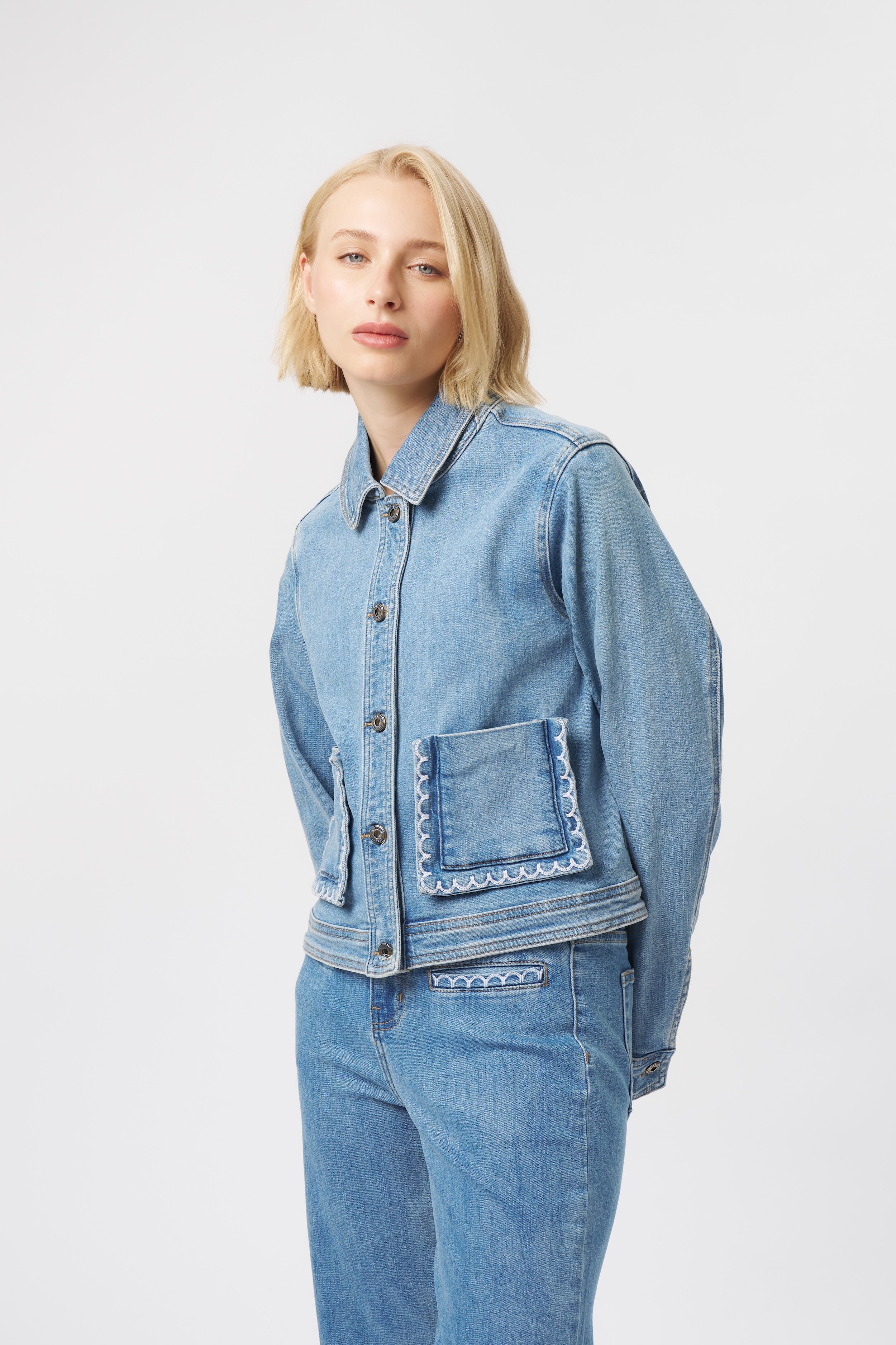 Mila Jacket - 70s Blue