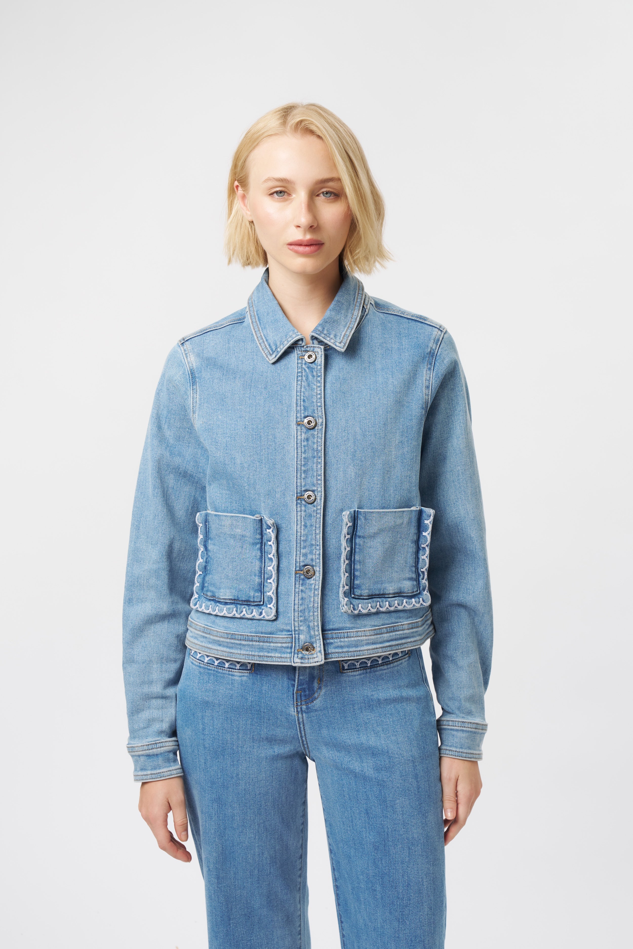 Mila Jacket - 70s Blue
