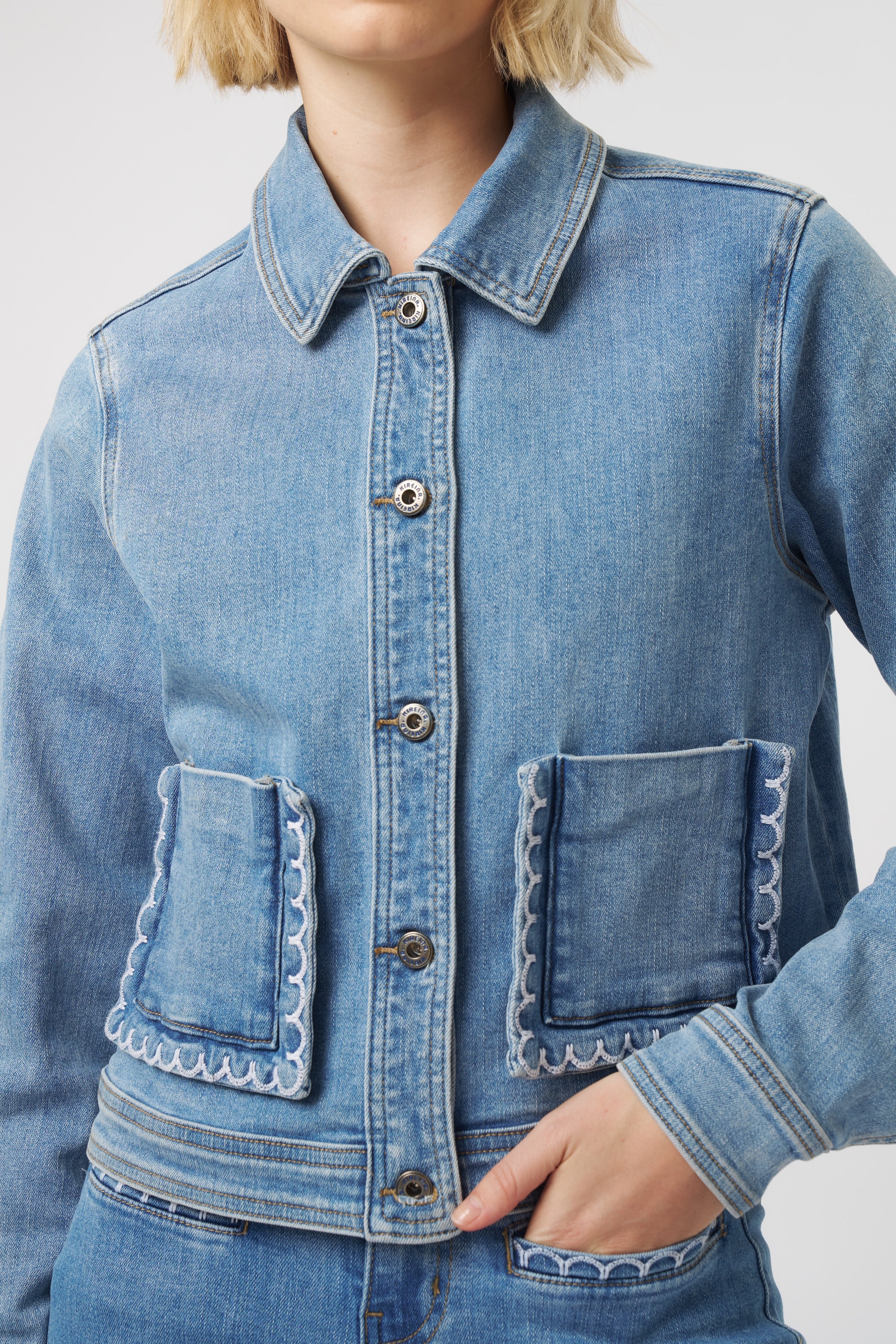 Mila Jacket - 70s Blue