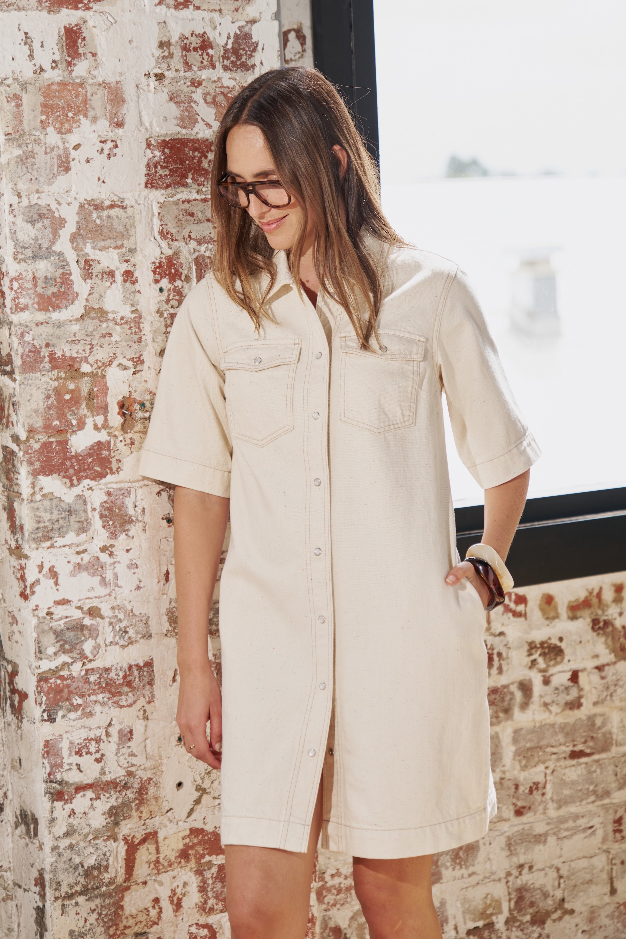 Pamela Dress - Neon Sand