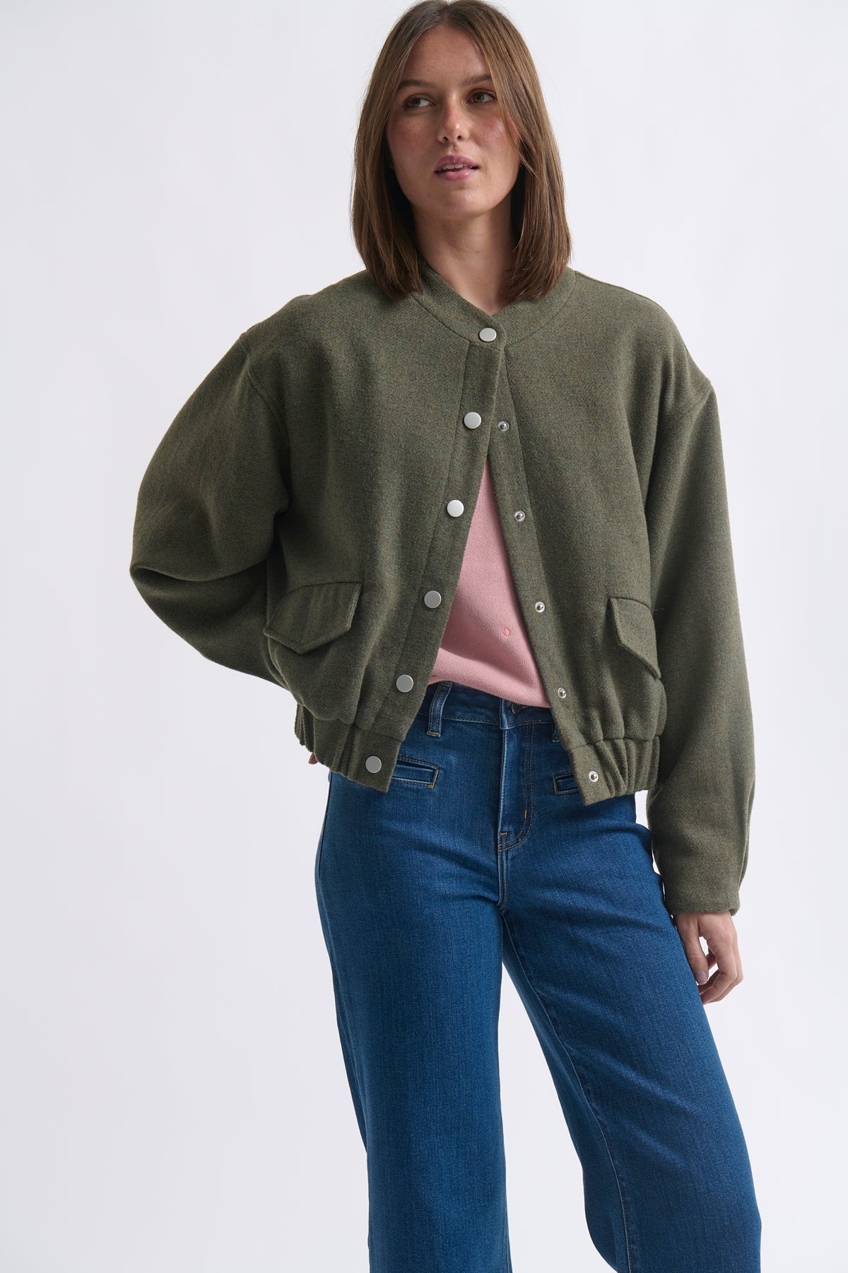 Peyton Bomber - Khaki - Kireina Australia