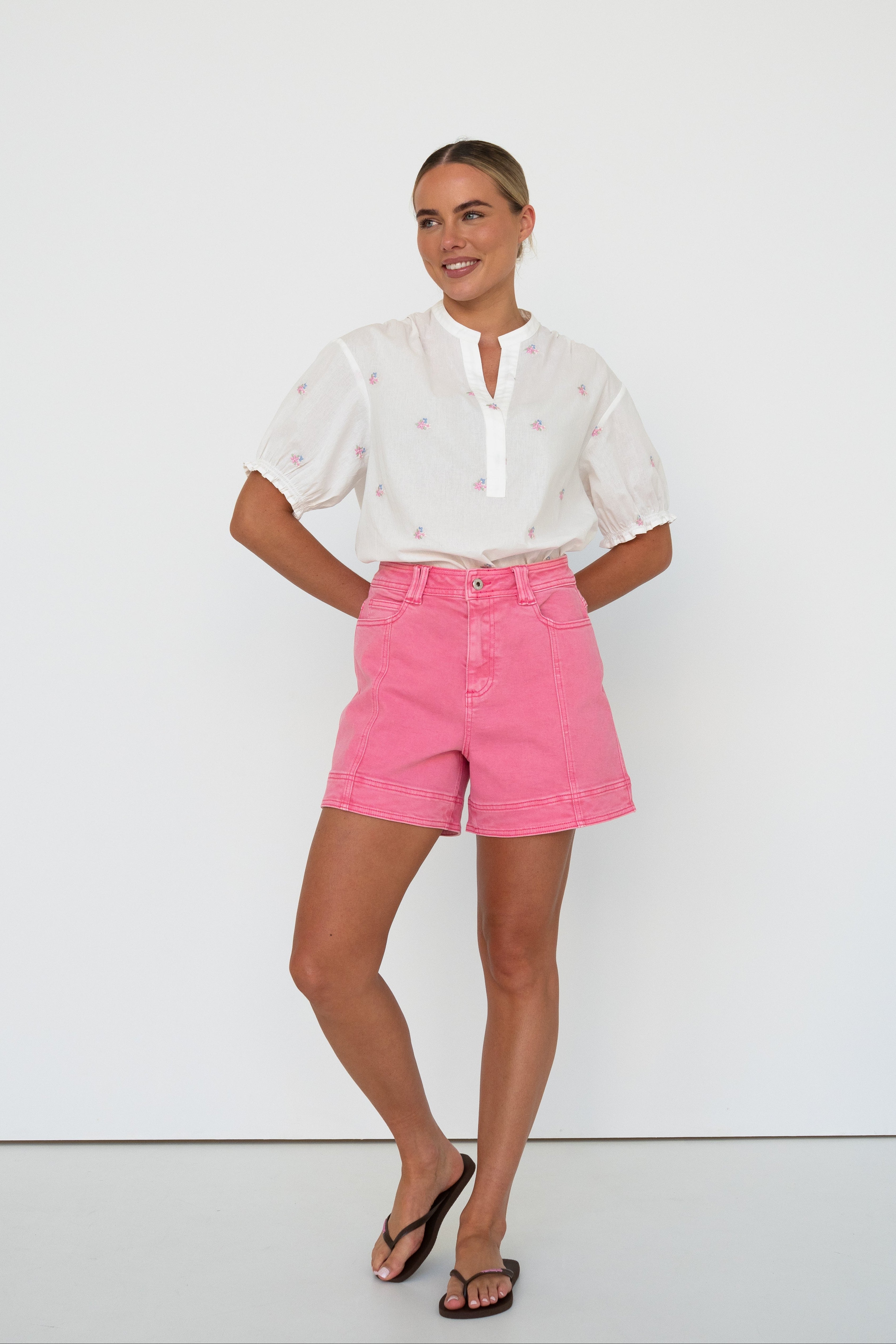 Sydney Short - Sorbet Pink - Kireina Australia