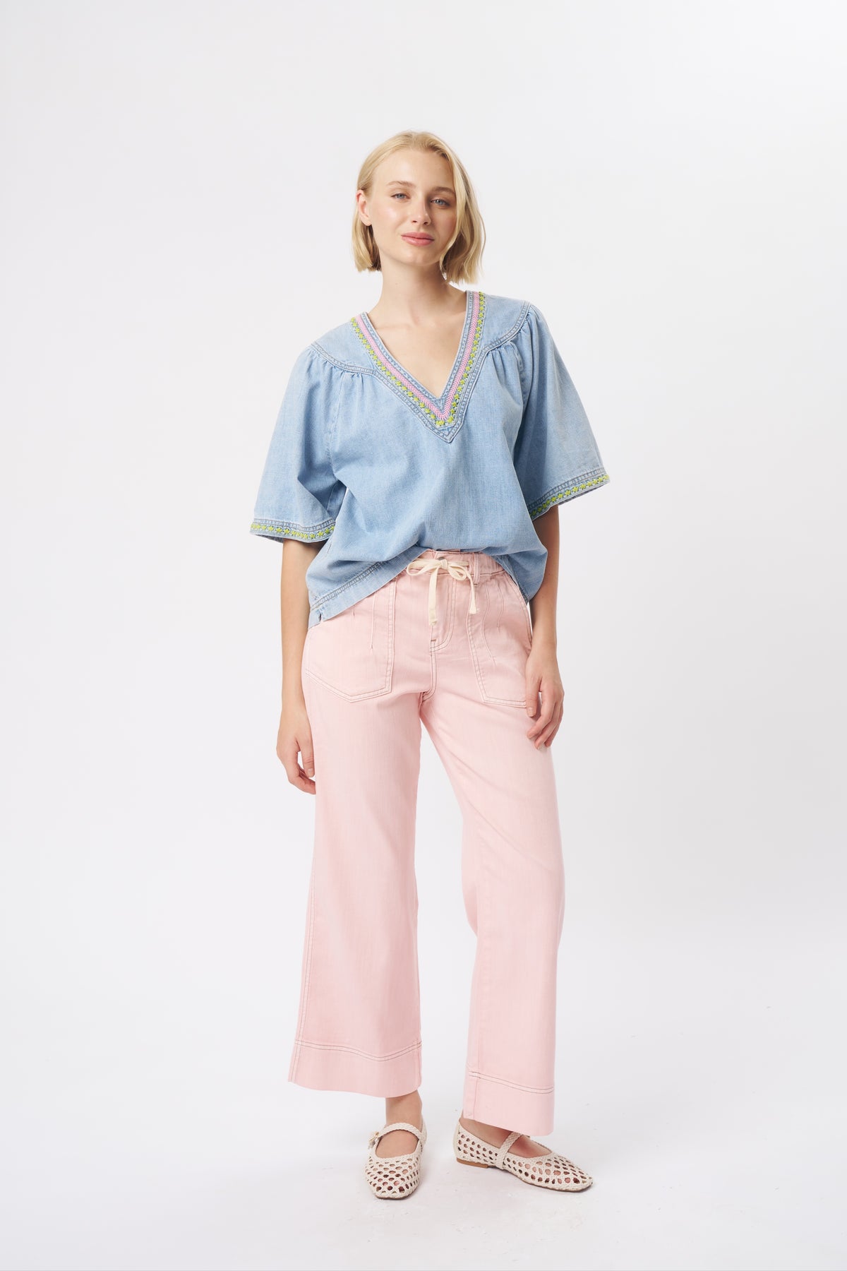 Sofia Pant - Light Pink