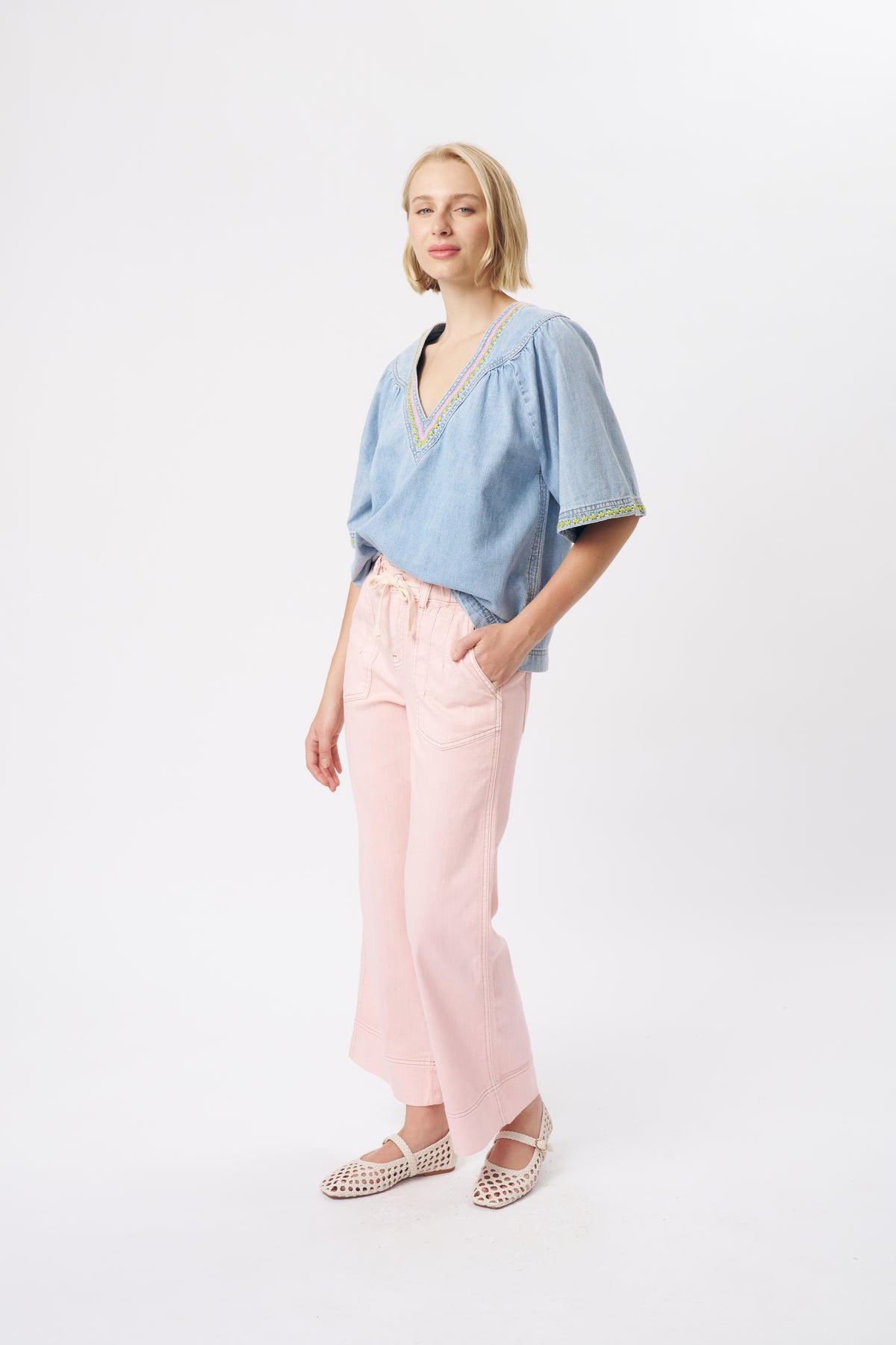 Sofia Pant - Light Pink