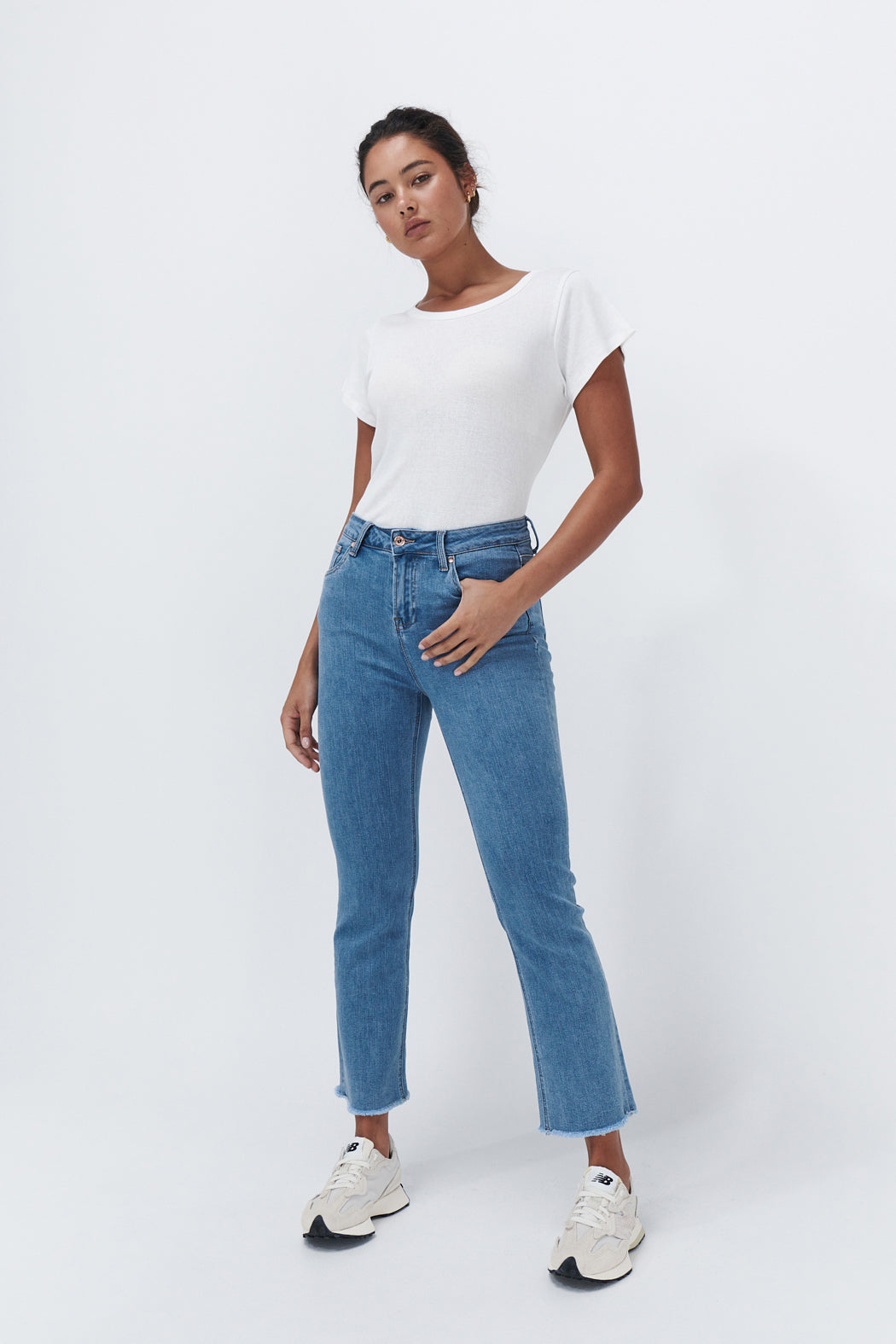 Vacay Jean - Raw Hem | 70s Blue