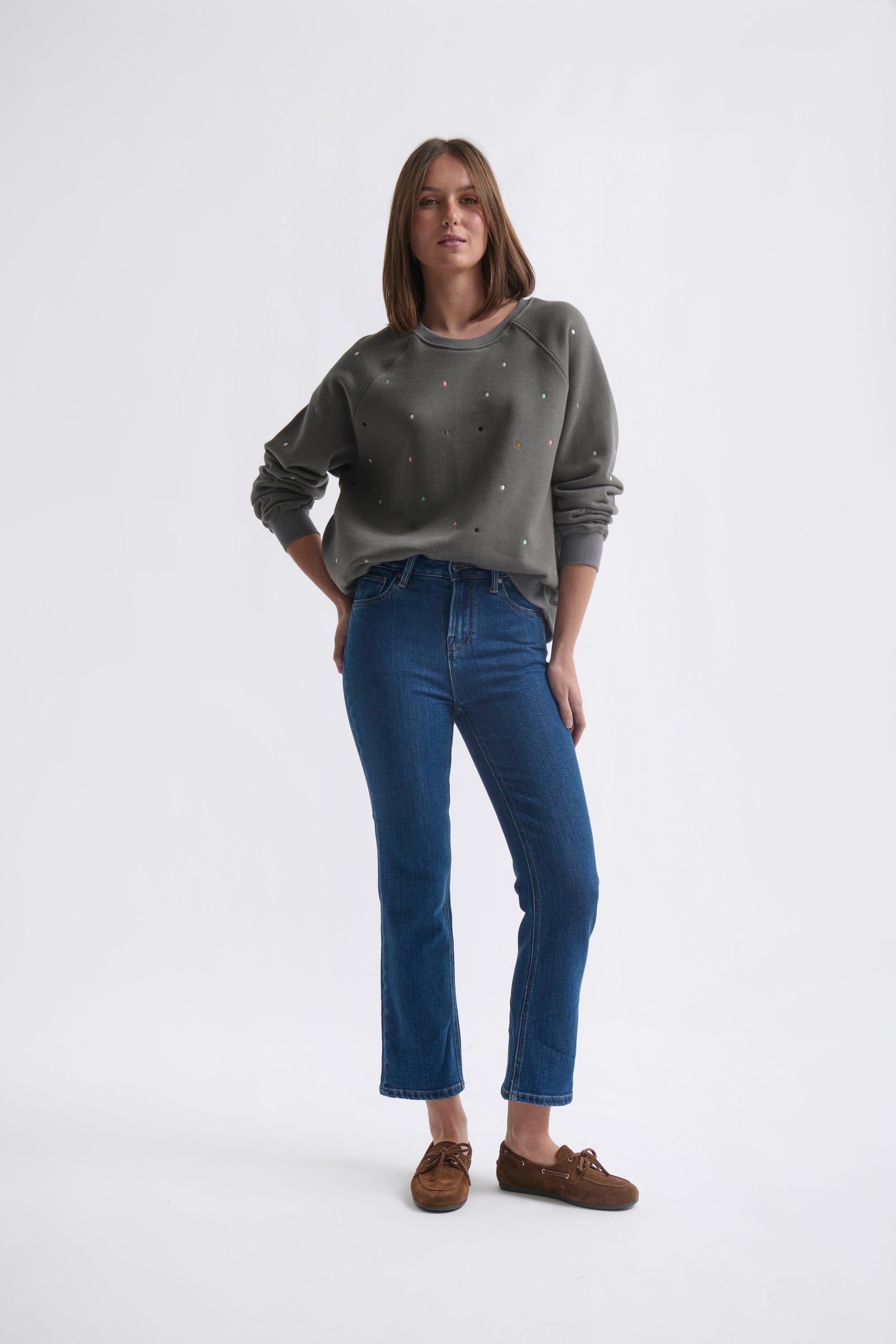 Vacay Jean | Hemmed - Brentwood Blue - Kireina Australia