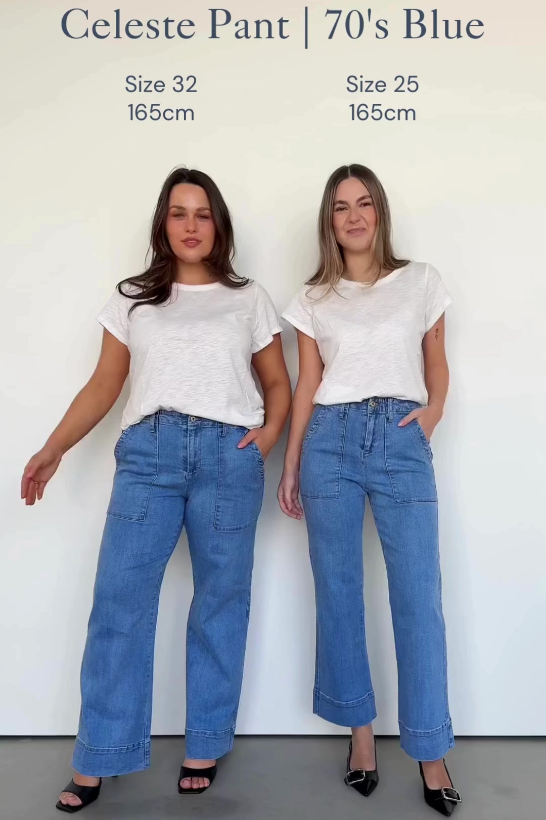 Celeste Pant in 70's Blue Celeste Pant in 70's Blue