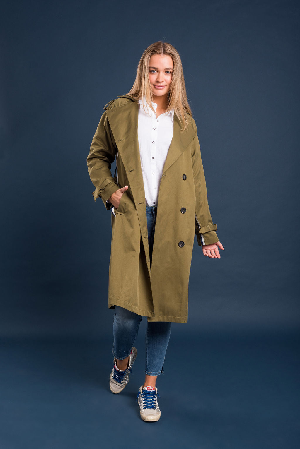 Camilla Trench - Khaki - Kireina Australia