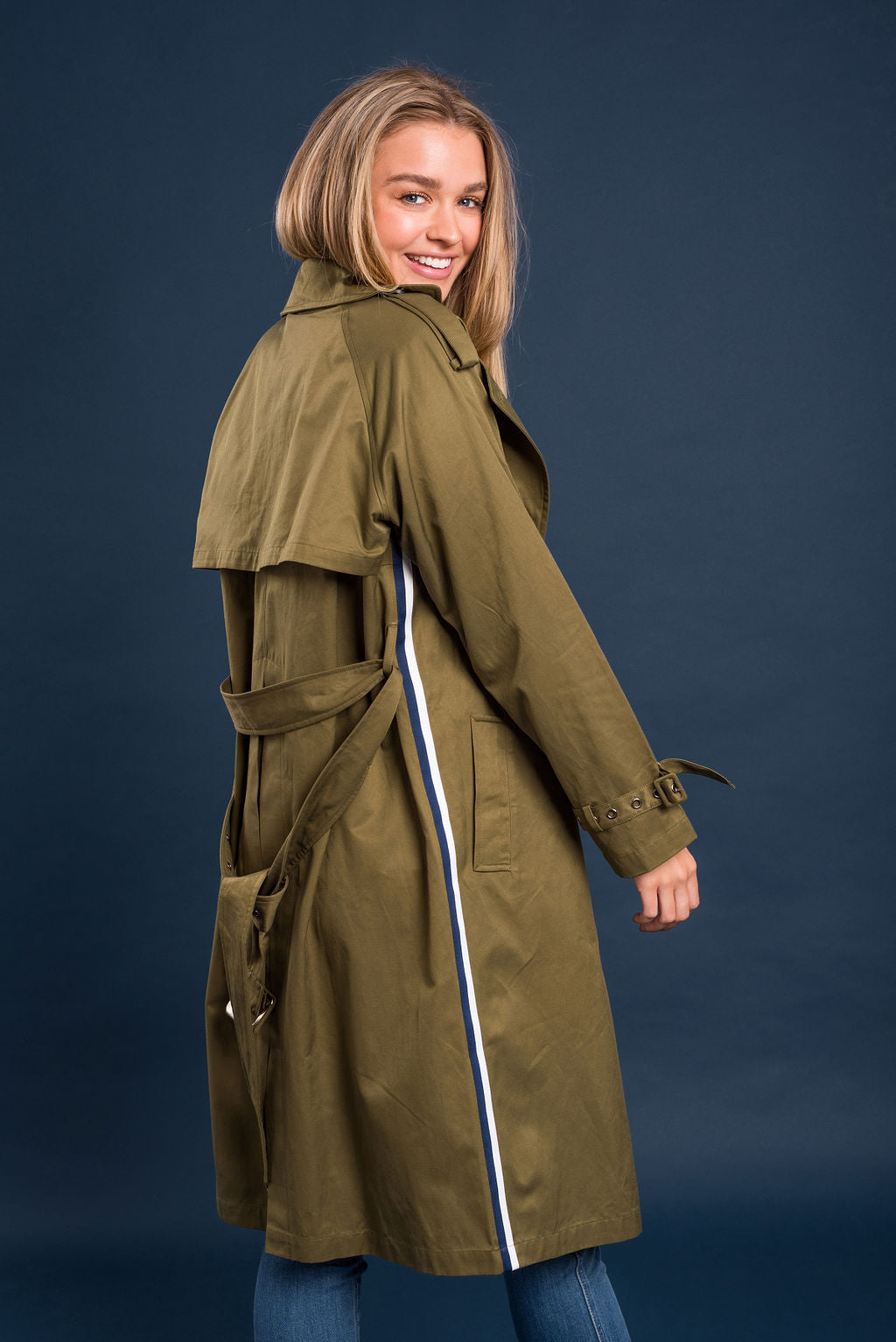 Camilla Trench - Khaki - Kireina Australia