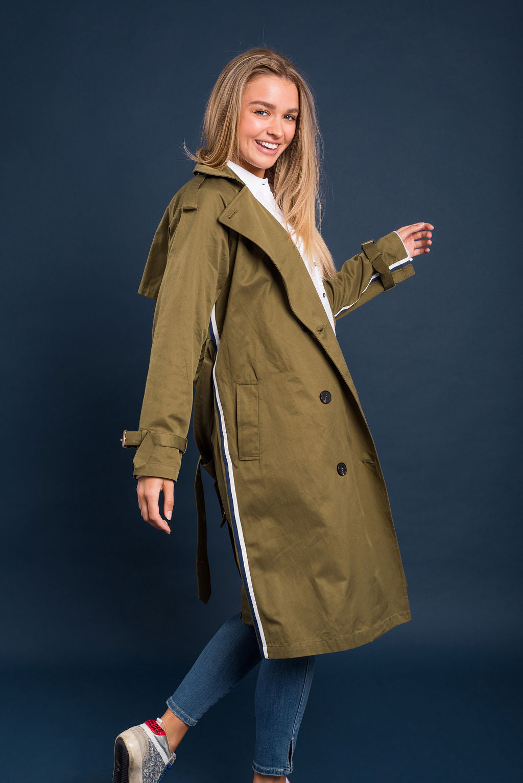 Camilla Trench - Khaki - Kireina Australia